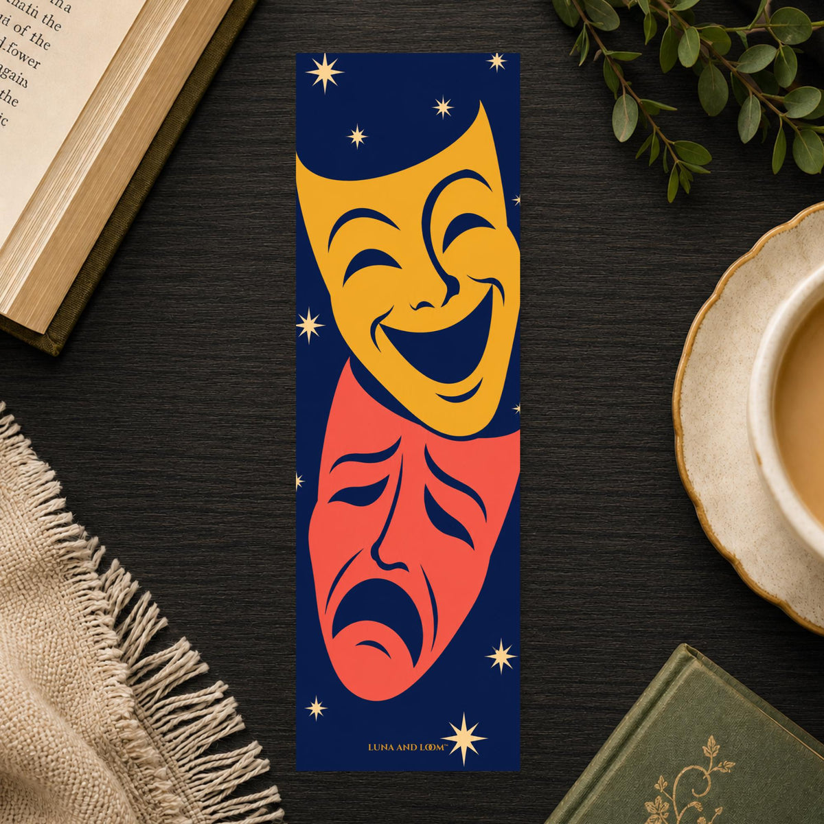 Comedy and Tragedy Bookmark | Theater | Musicals | Broadway | Drama Kids