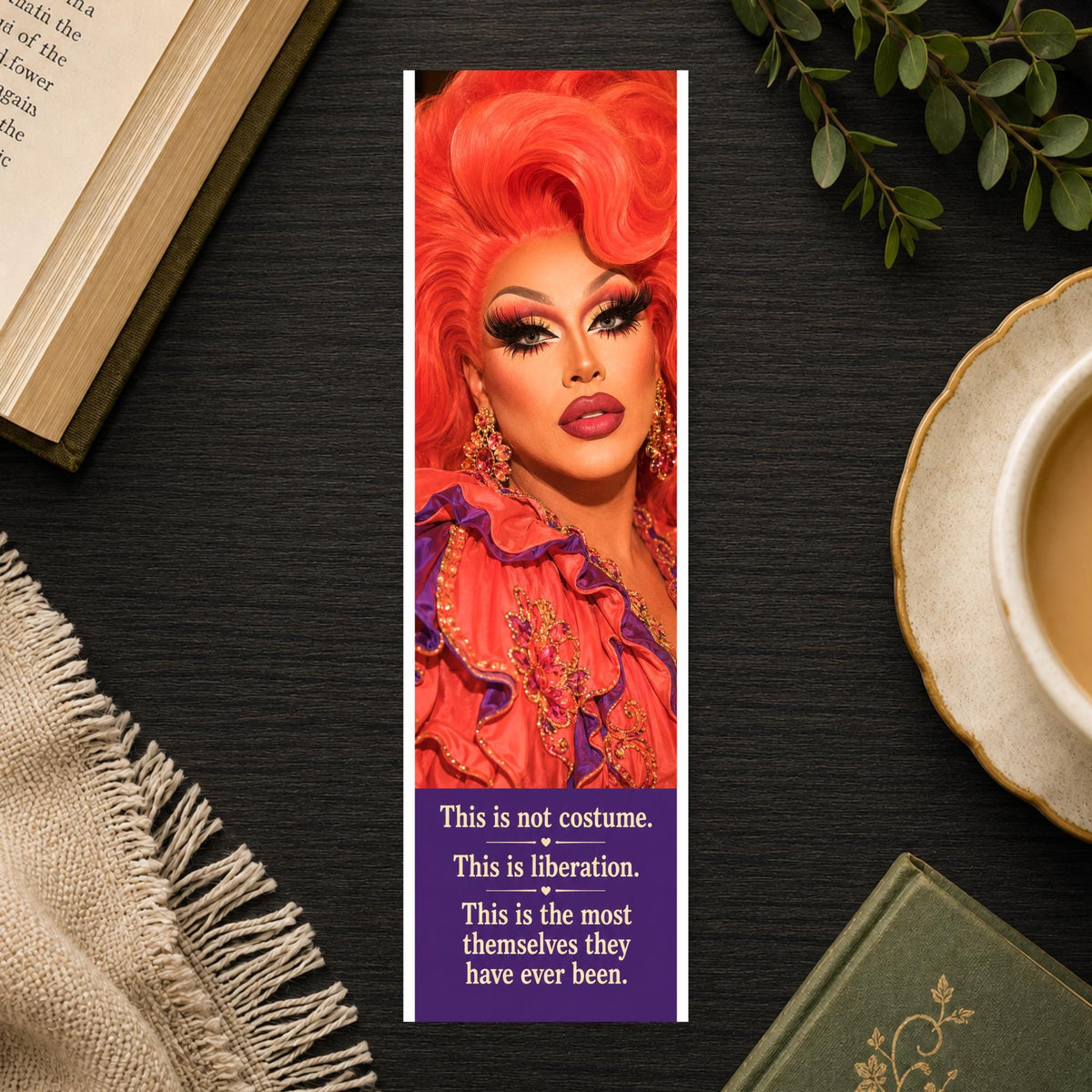 Drag Queen Bookmark | LGBTQ Book Lover Gift | Drag Culture | Pride Reader | Funny