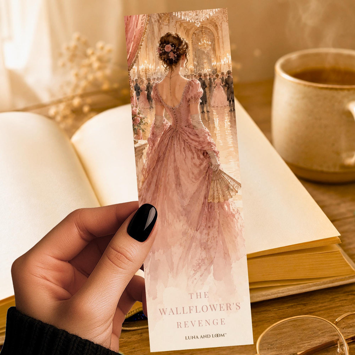 The Wallflower's Revenge Bookmark | Regency Ballroom Quote Gift | Standing Alone Page Marker | Romance Gift