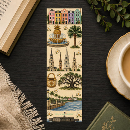 Charleston, SC Bookmark | South Carolina | Crosstitch Matte Print