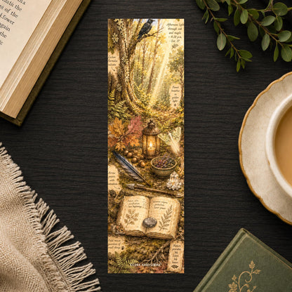 Forest Altar Bookmark | Witchy Vibes | Witch Reader | Woodland | Dark Academia