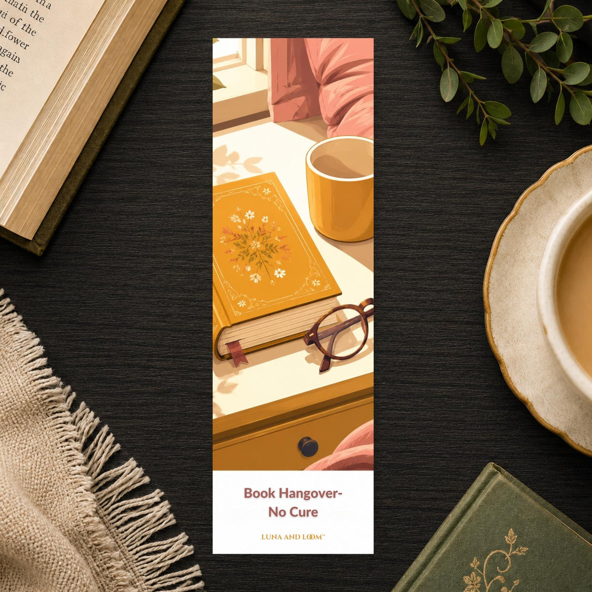 Book Hangover No Cure Bookmark | Funny Reader Gift | Bookish Humor | BookTok Present