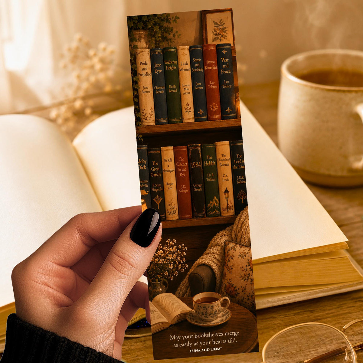 Wedding Keepmark | Book Lover Wedding Gift | Keepsake Bookmark | Greeting Card