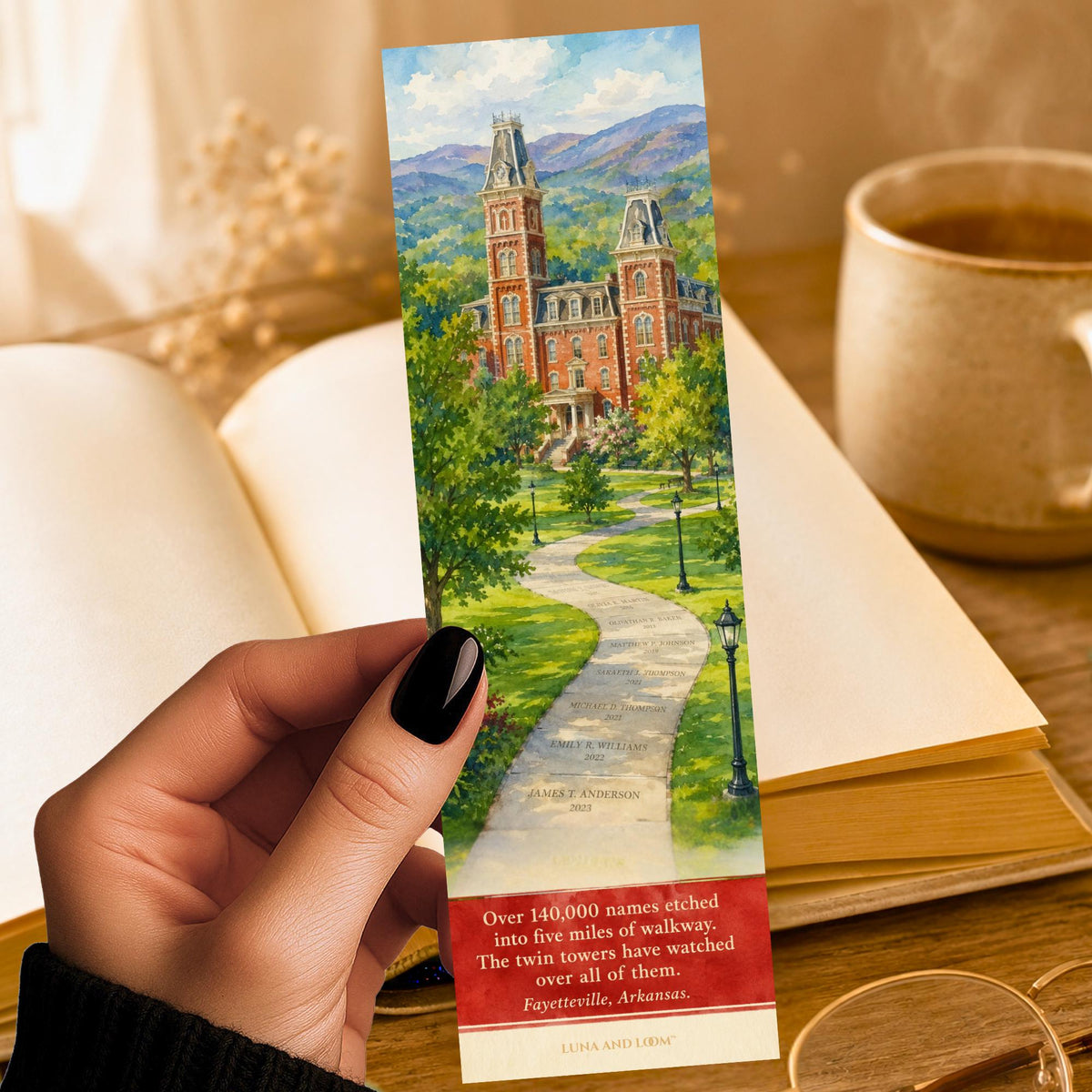 Fayetteville, Arkansas Bookmark | Collegiate | College | University