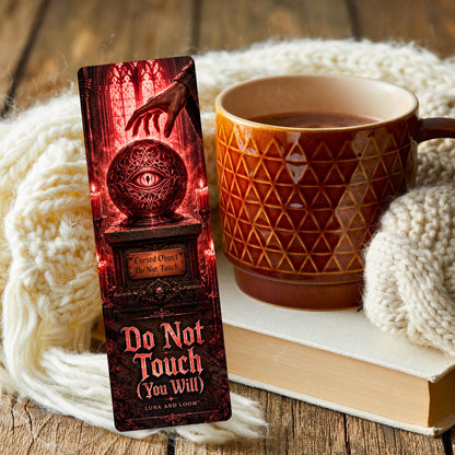 Cursed Object Bookmark | Horror Reader Gift | Glowing Artifact Page Marker | Horror Lover Gift | Fantasy