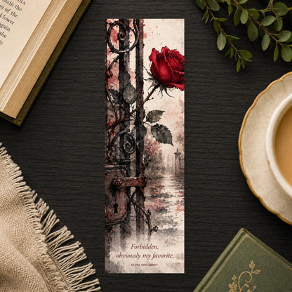 Forbidden Obviously My Favorite Bookmark | Forbidden Love | Fantasy Romance | BookTok Present