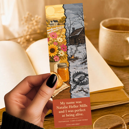 Time Bookmark | Yesterday | Reader Gift | Psychological Thriller | 2026 Bestseller | Book Club