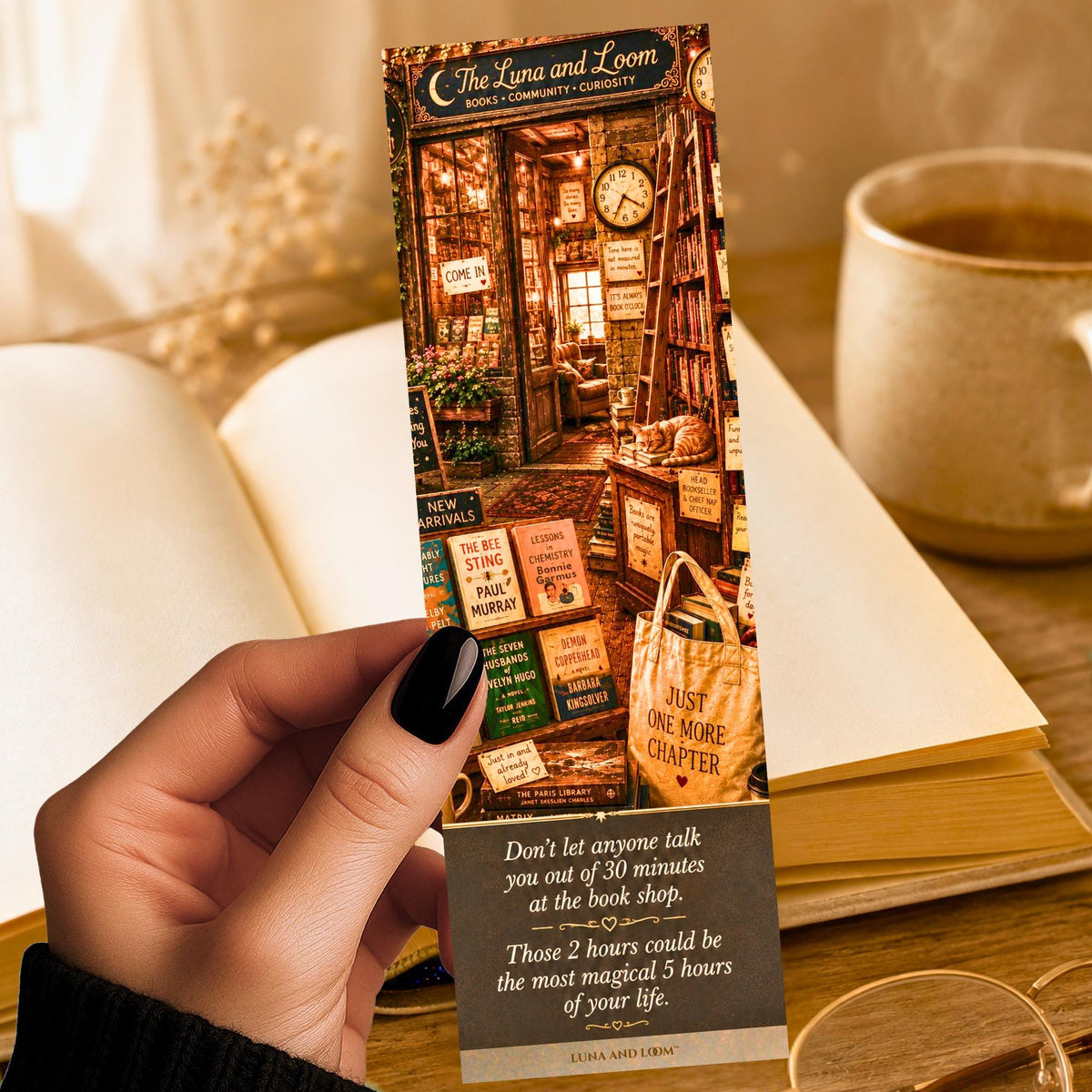 Bookstore Humor Bookmark | Funny Book Lover Gift | Quote | Independent Bookstore | Relatable Reader