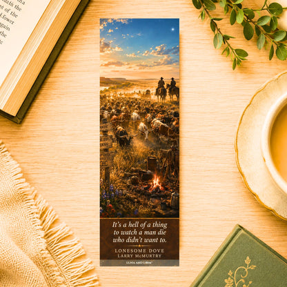 Cattle Drive Bookmark |  Western Classic Novel | Wild West | Call | Montana