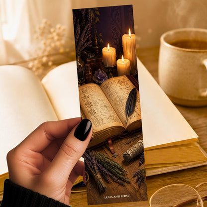 Witchy Spell Book Bookmark | Dark Reader Gift