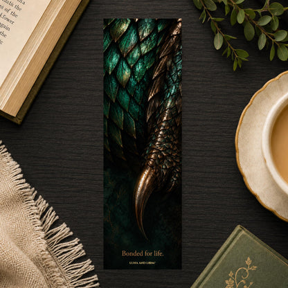 Bonded for Life Bookmark | Dragon Rider Romance | Fantasy Romance Gift | BookTok Present