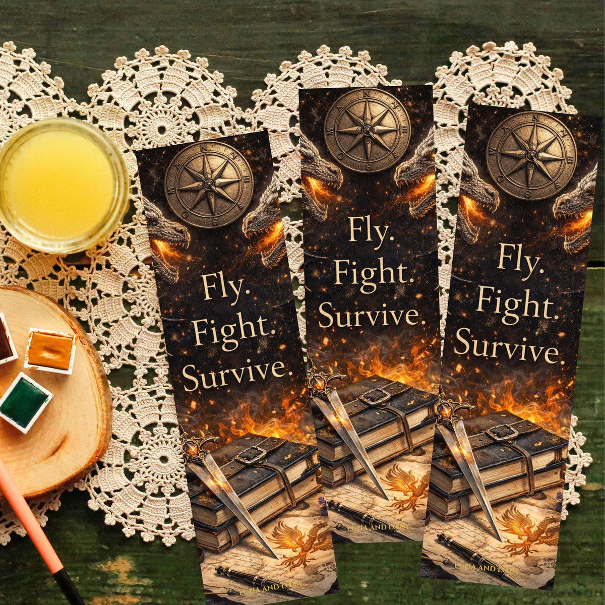 Fourth Wing Inspired Bookmark | Dragons | Fantasy | Romantasy