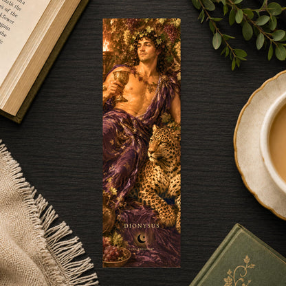 Dionysus Bookmark | Greek Mythology Gift | Grapevine Page Marker | Mythology Lover Gift