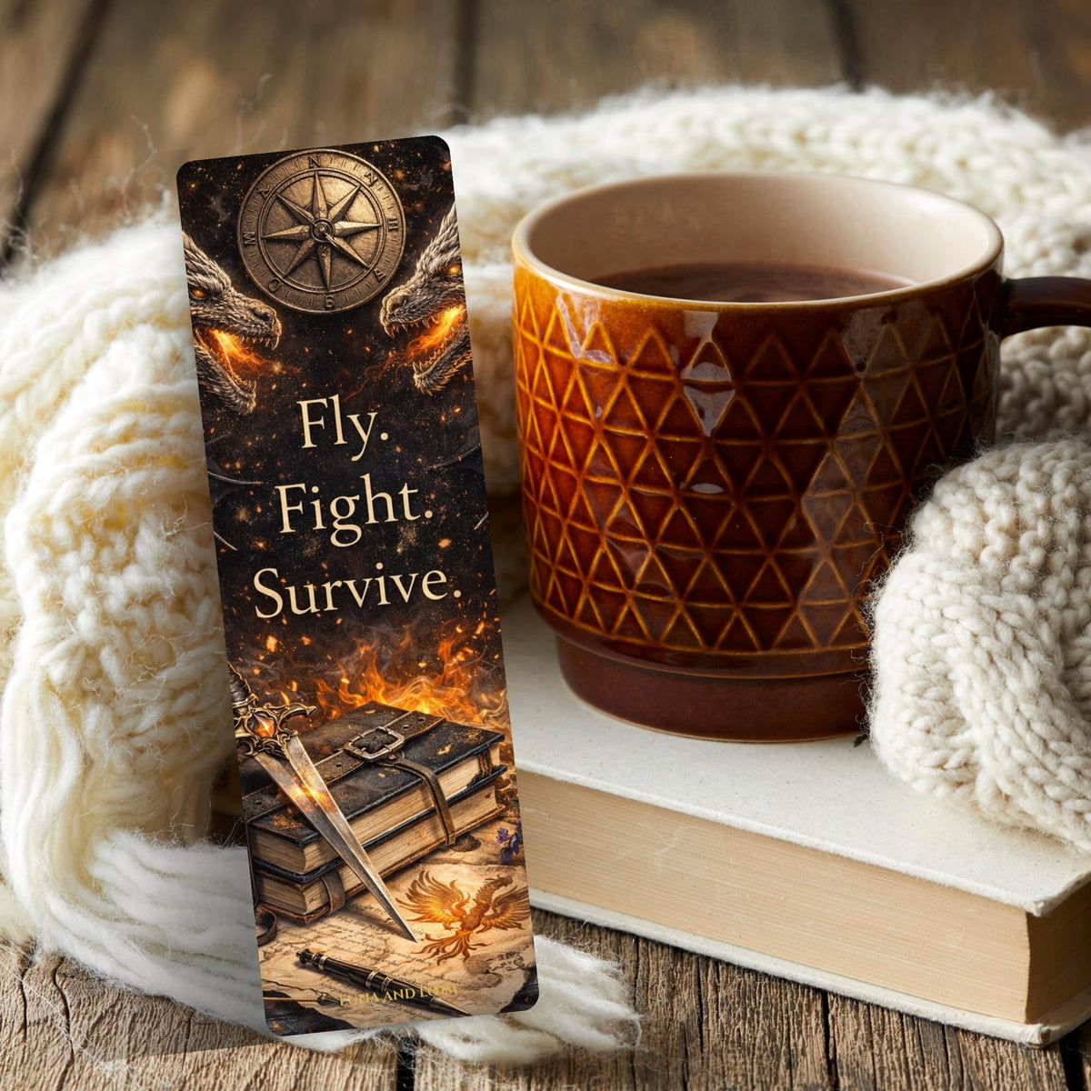 Fourth Wing Inspired Bookmark | Dragons | Fantasy | Romantasy