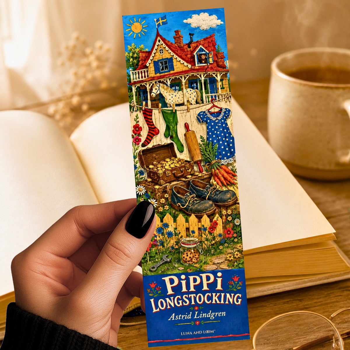 Pippi Longstocking Literary Tribute Bookmark