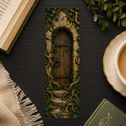 Locked Door Bookmark | Fantasy Romance Reader Gift | Roots and Vines Page Marker | Fae Romance Book Gift