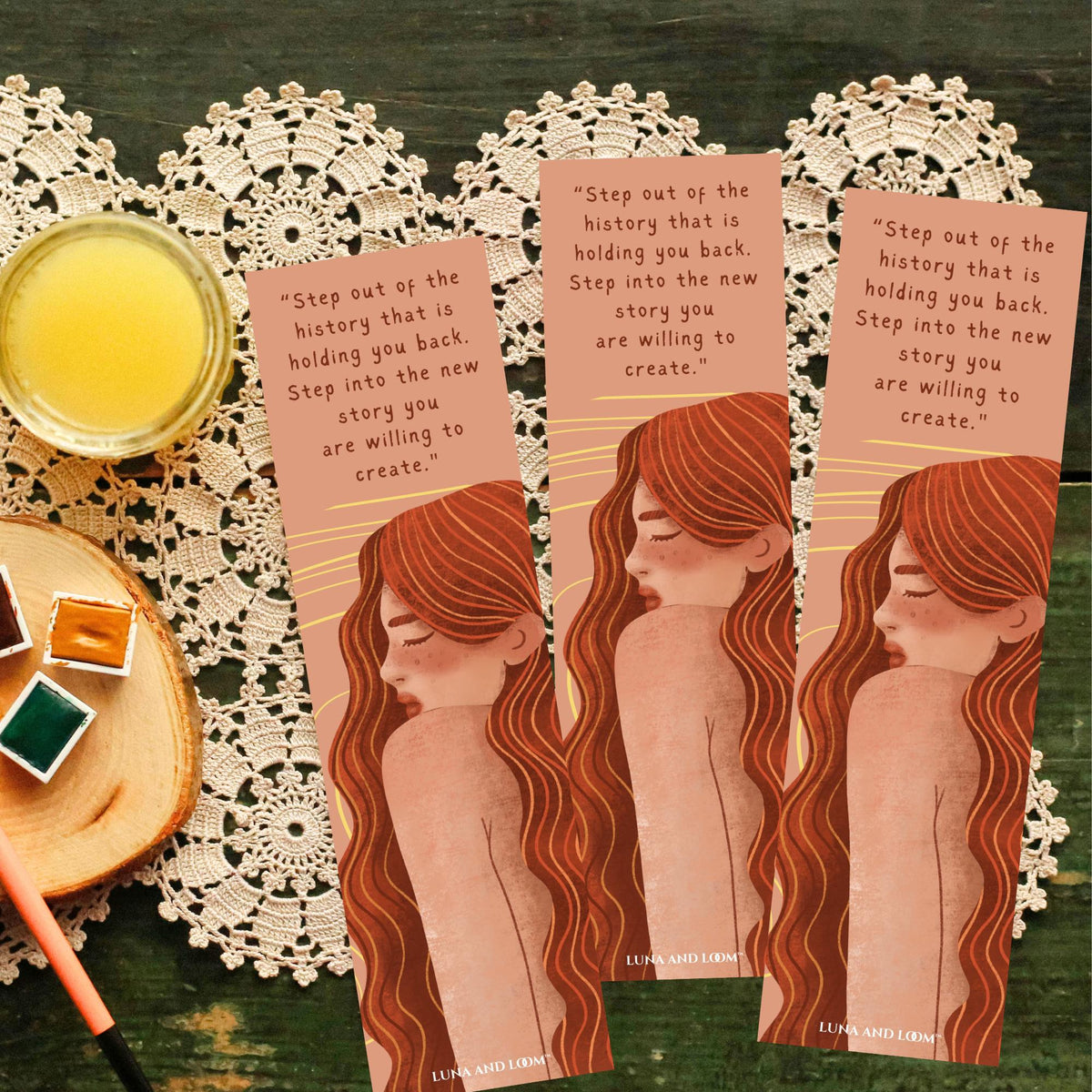 Inspiring Woman Quote Bookmark | Write Your Story | Strong Women | Girl, Teens, Adults, Children | Books