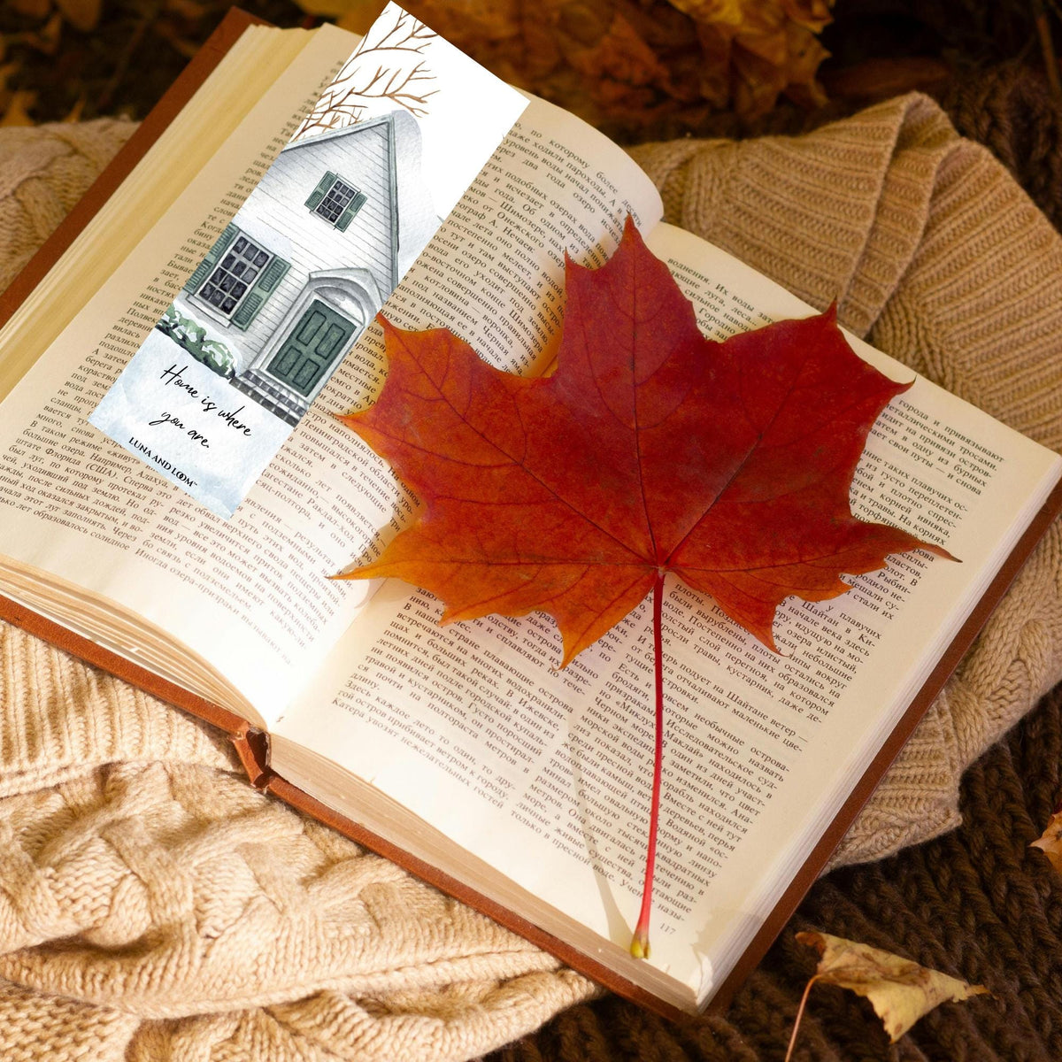 Home is Where You Are Bookmark | Hostess Gift | Bookish | House