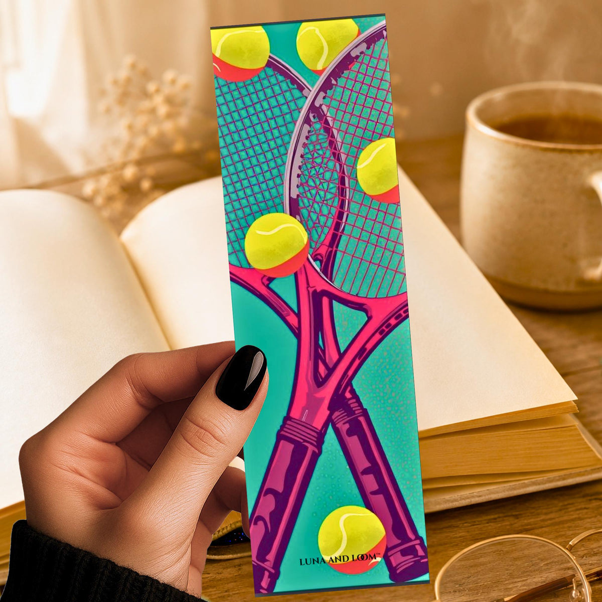 Tennis Racquet Bookmark | Tennis Balls | Bookish Gift