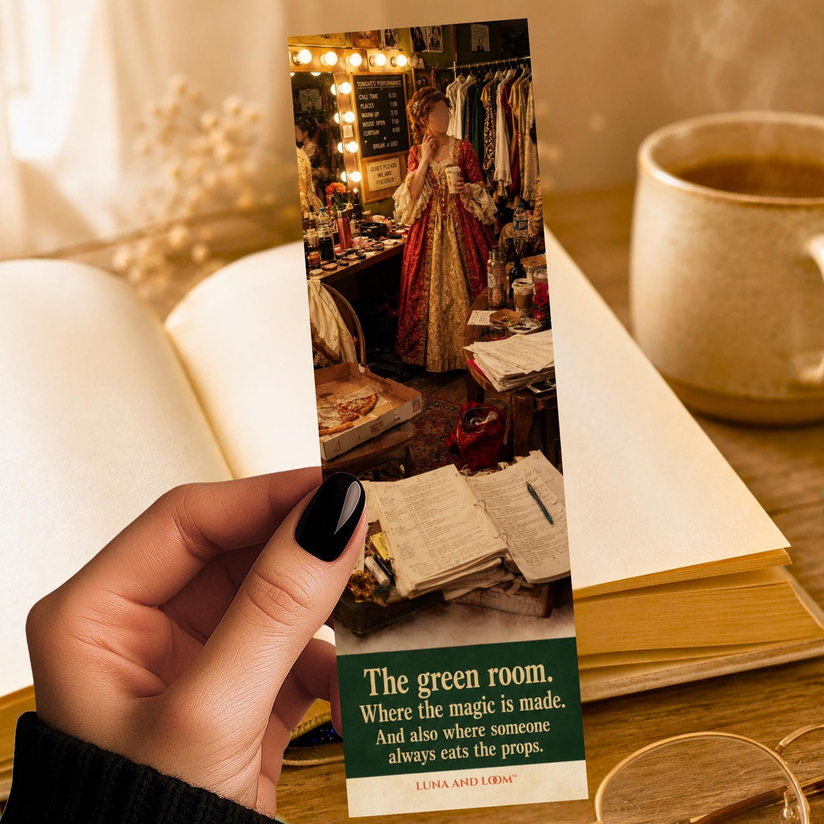 The Green Room Bookmark | Theater | Musicals | Drama Kids | Backstage