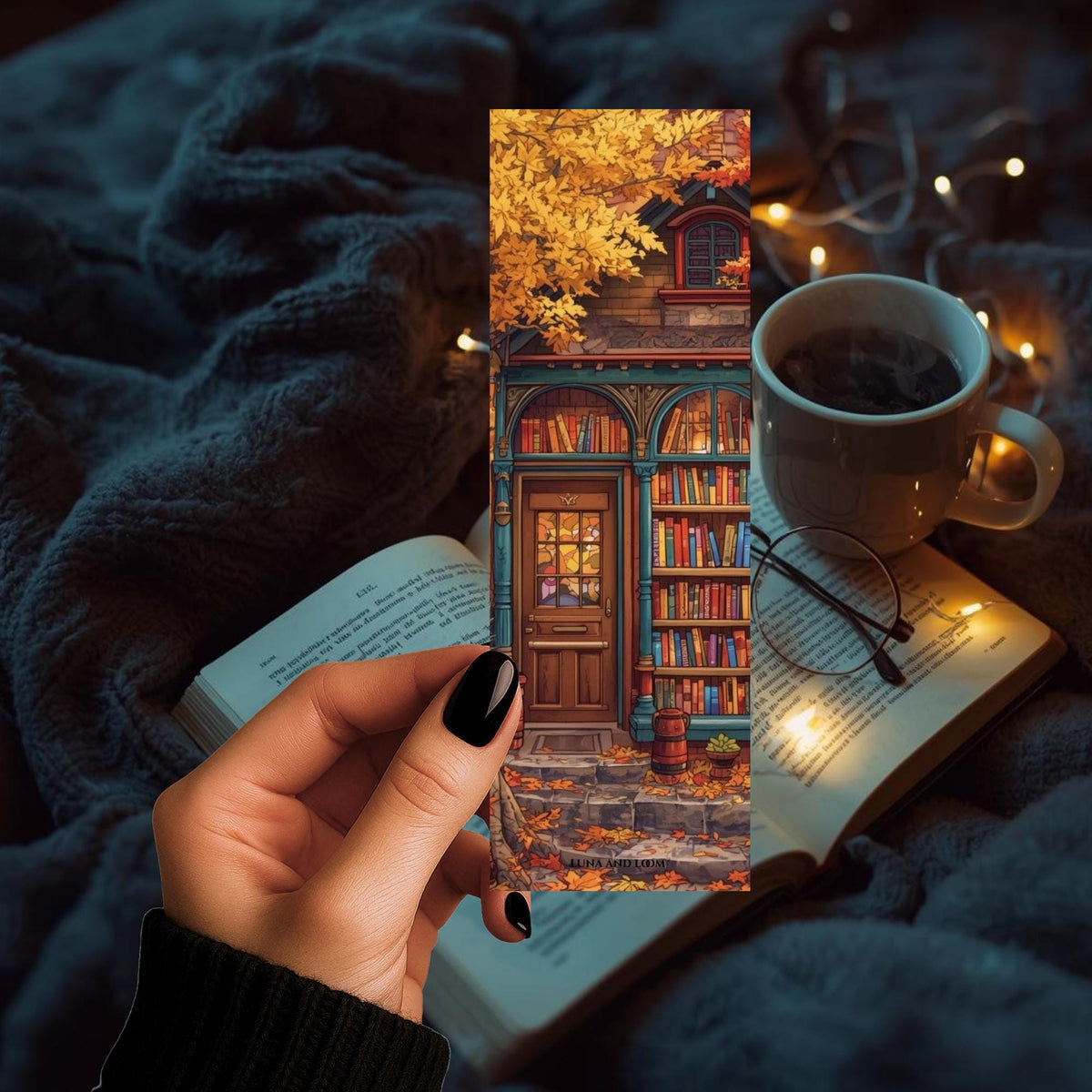 FALL BOOKSTORE BOOKMARK | Book Lovers | BookTok | Bookstagram | Stocking Stuffers | Reading Gifts | Book Clubs