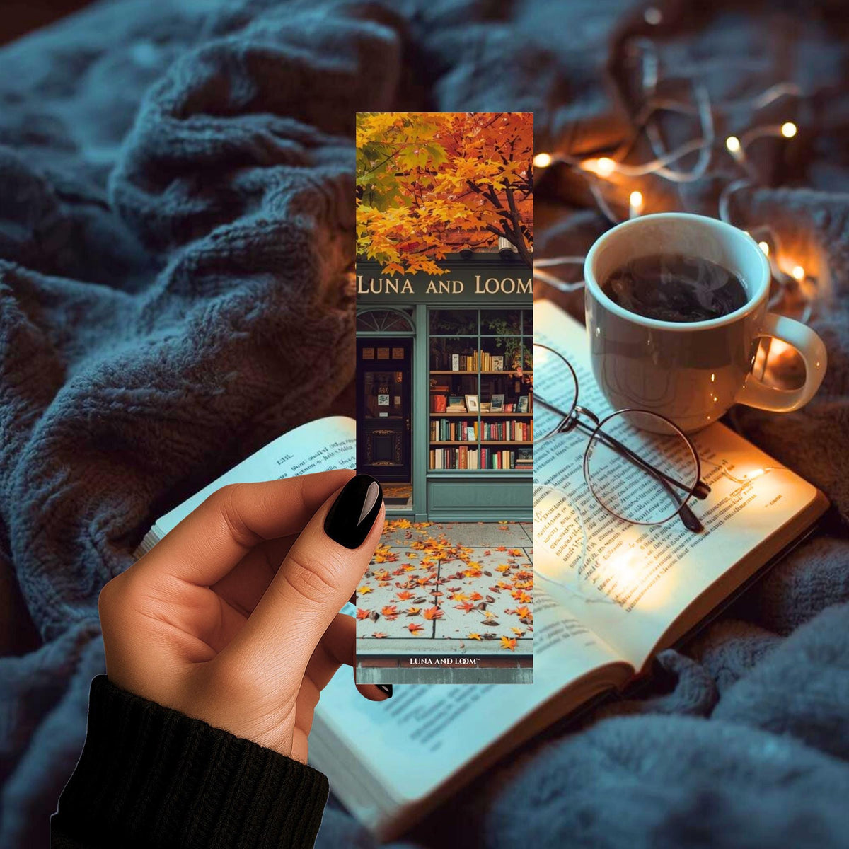 Luna and Loom Bookshop Bookmark | Storefront | Books | Reading | Exclusive