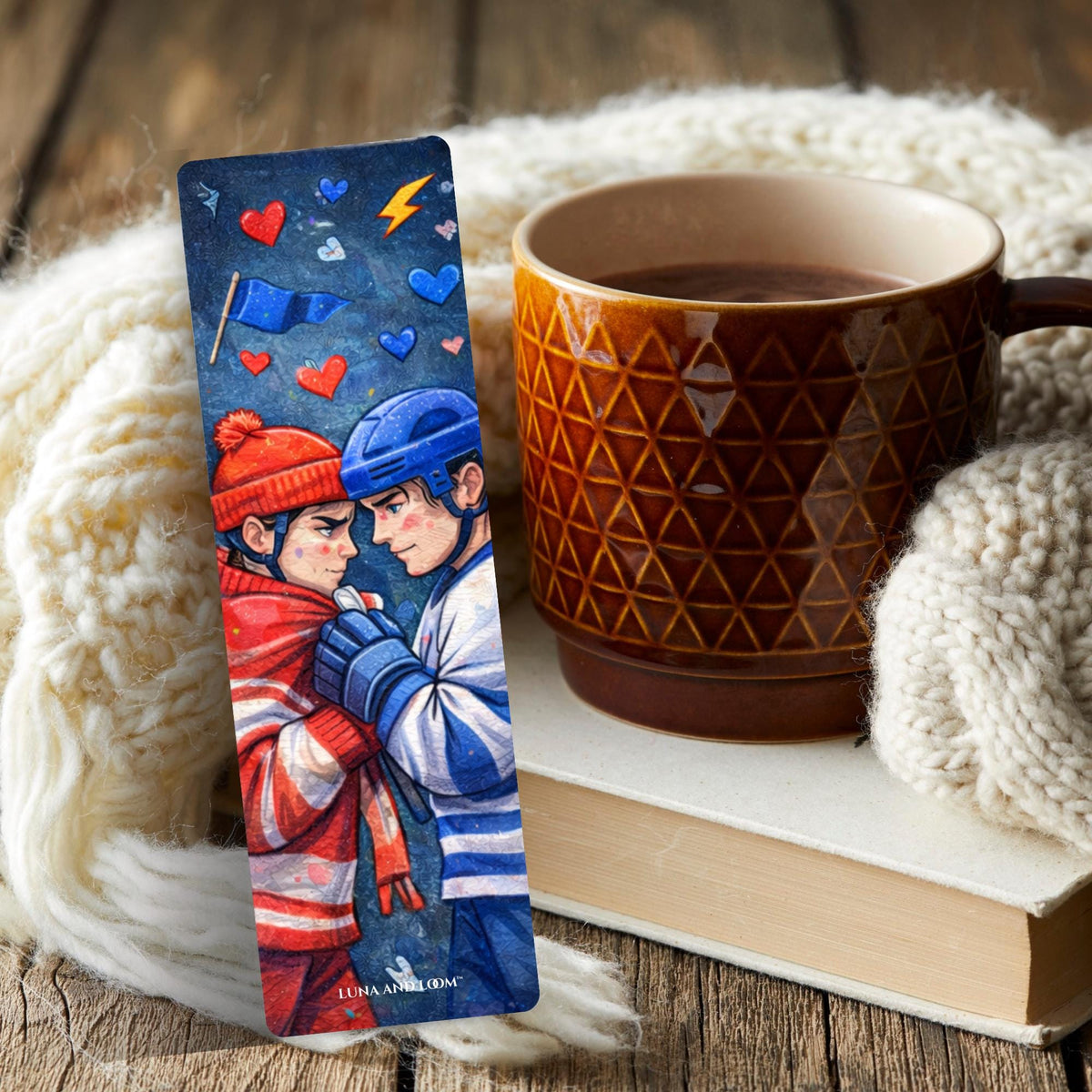 Rivalry Inspired Bookmark | Enemy to Lovers | LGBTQ | Hockey | Gay