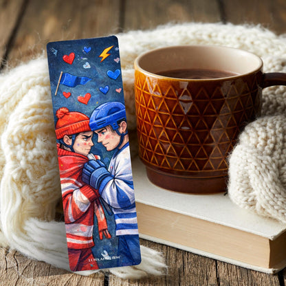 Rivalry Inspired Bookmark | Enemy to Lovers | LGBTQ | Hockey | Gay