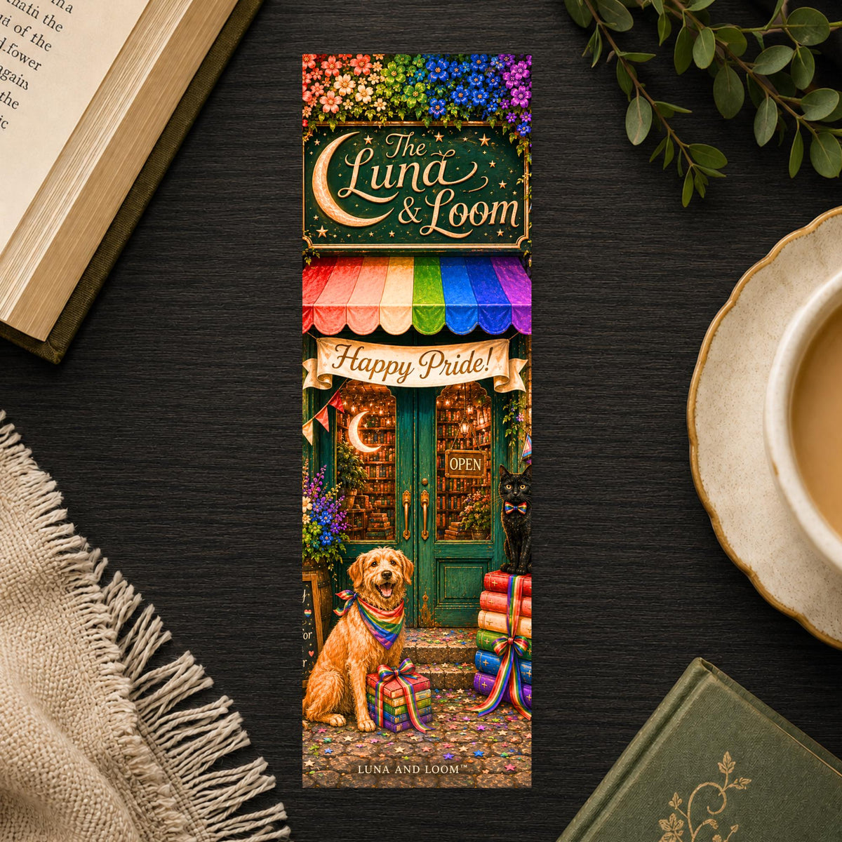 Pride Bookstore Bookmark | LGBTQIA | Bookish Gift | Gay | Nonbinary | WLW