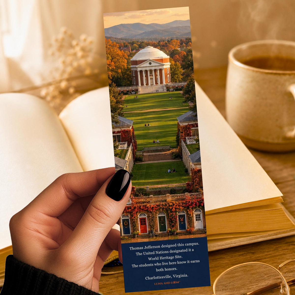 College Town Bookmark | Charlottesville, Virginia | Rotunda | Alumni | Thomas Jefferson