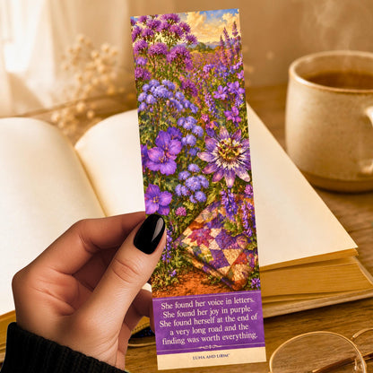 The Color Purple Bookmark | Classic Literature | Literary Gift