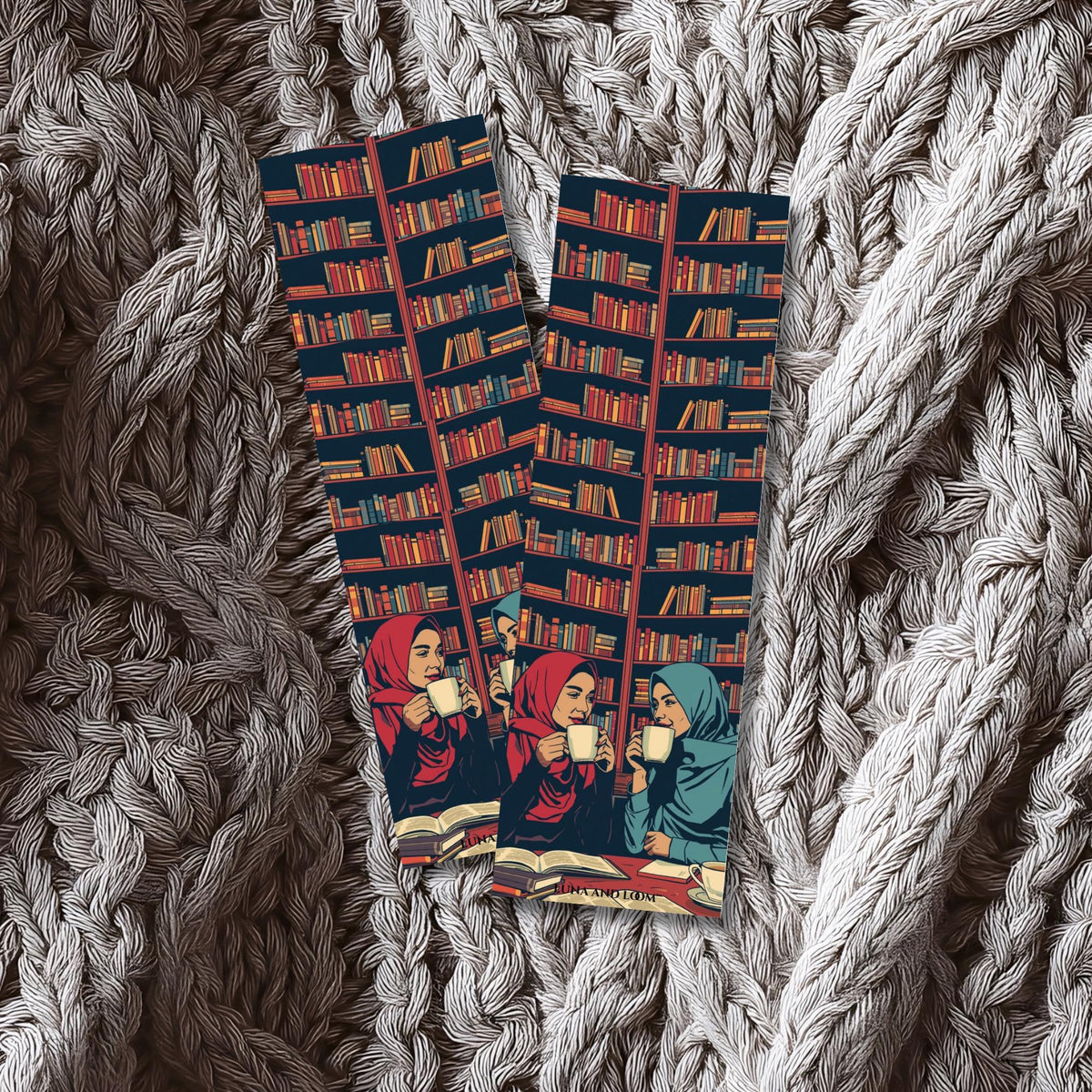Friends and Books Bookmark | Coffee Drinks | Bookish Gift