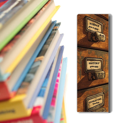 Card Catalog Bookmark | Vintage | Reading Gifts | Book Club | Book Lovers | Bookstagram | Booktok | Bookish