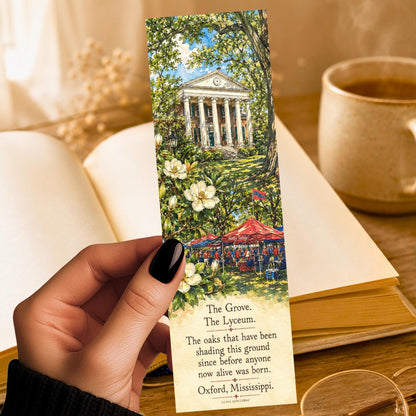 College Town Bookmark | Oxford, Mississippi | University | Parents, Grads, Students, Alumni