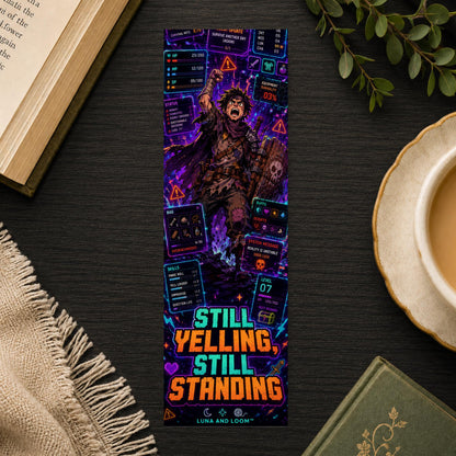 Chaotic Underdog Bookmark | LitRPG Reader Gift | Defiant Hero Page Marker | Gamer Book Lover Gift | Dungeon