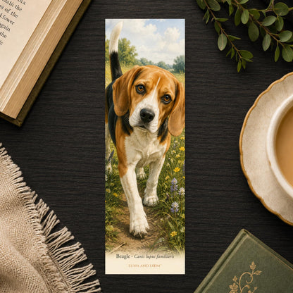 Beagle Bookmark | Dog Breed | Portrait | Animal Lover