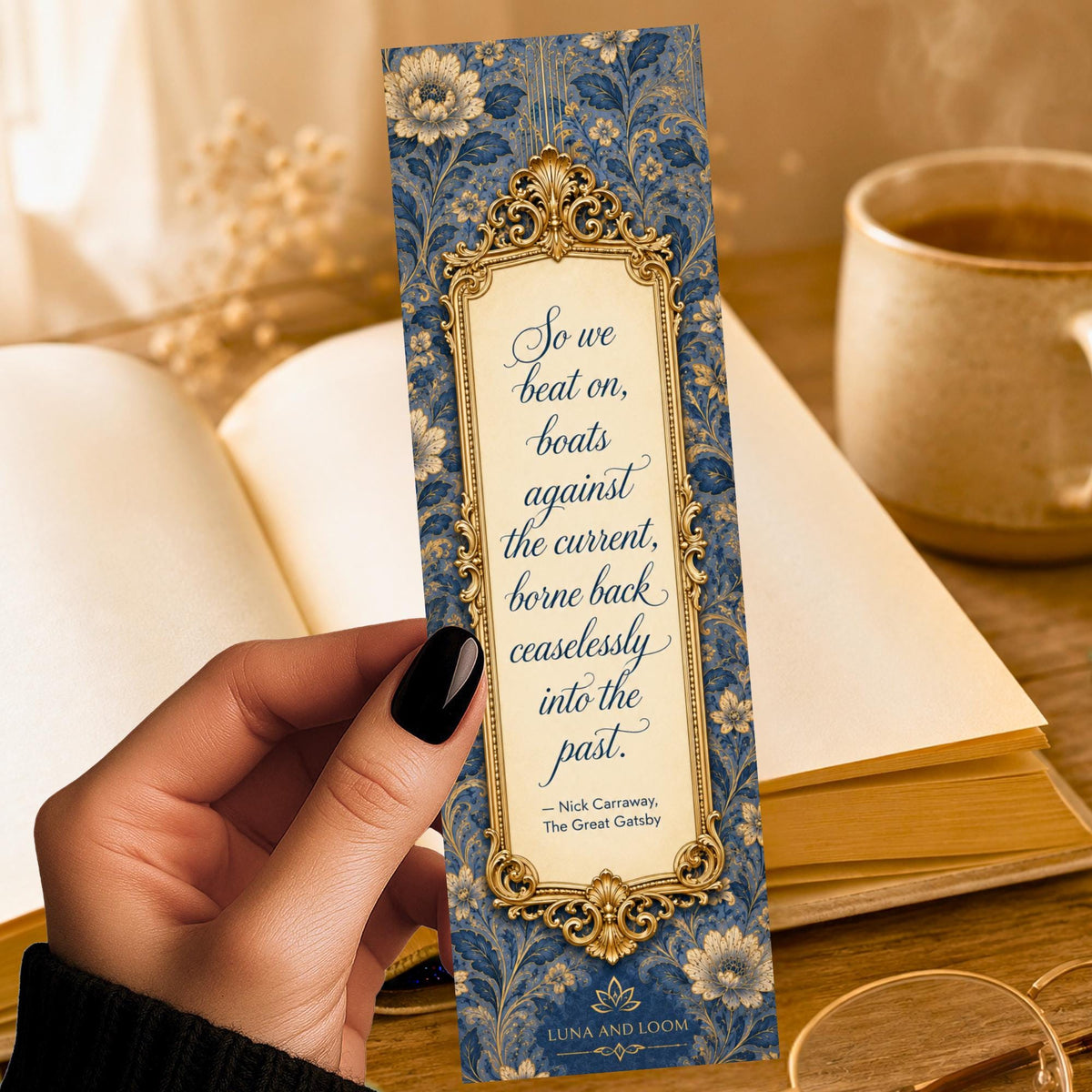 Great Gatsby Quote Bookmark | Literary Gift | Classic Literature