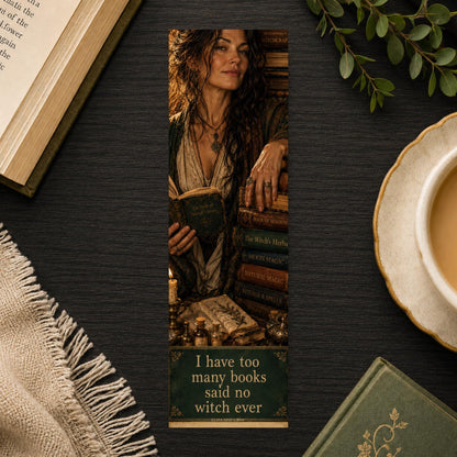 Snarky Witch Bookmark | Funny Witchy | Dark Academia