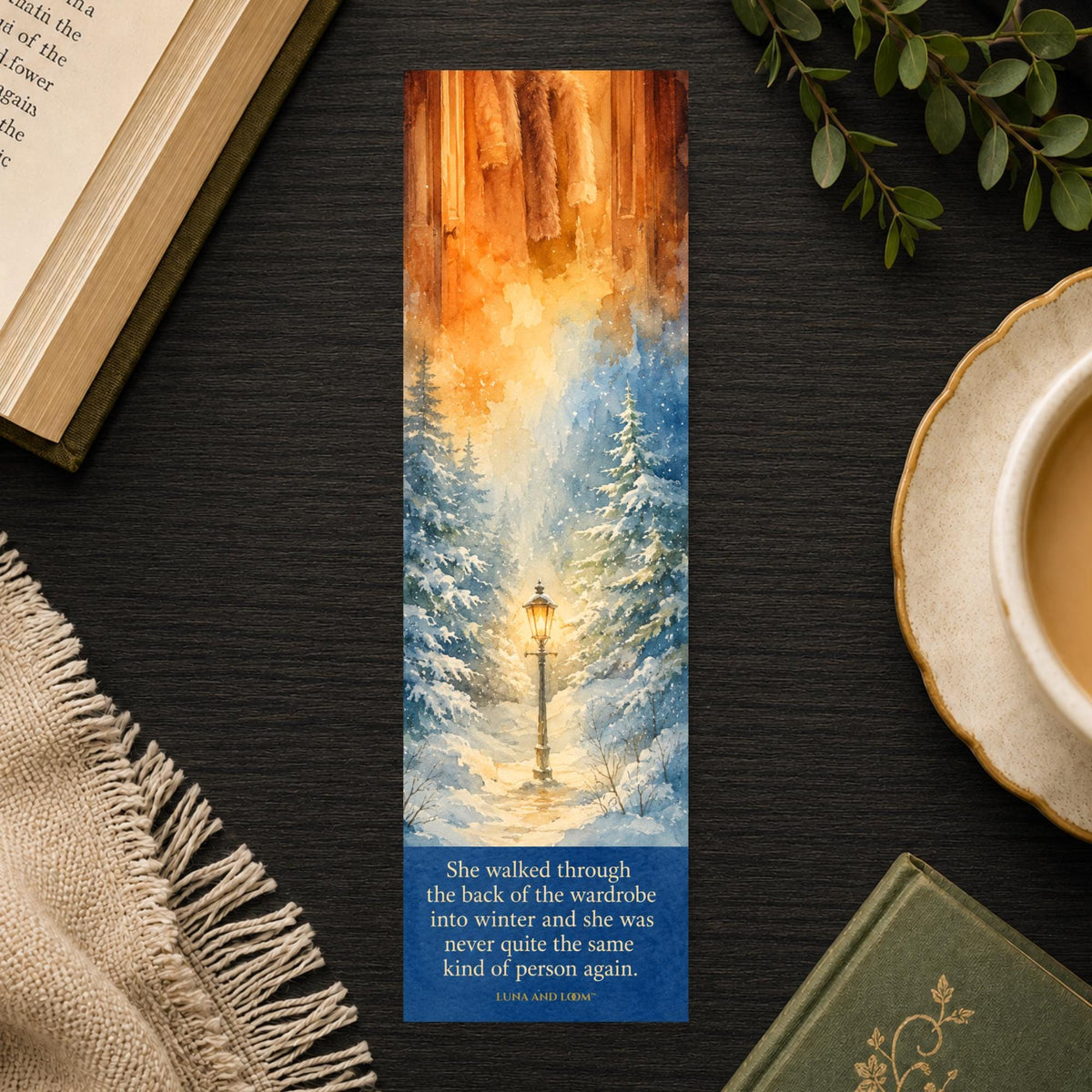 The Lion the Witch and the Wardrobe Inspired Bookmark | Narnia | CS Lewis | Classic Literature | Fantasy