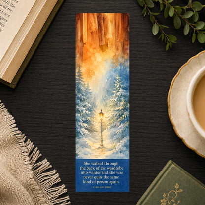 The Lion the Witch and the Wardrobe Inspired Bookmark | Narnia | CS Lewis | Classic Literature | Fantasy