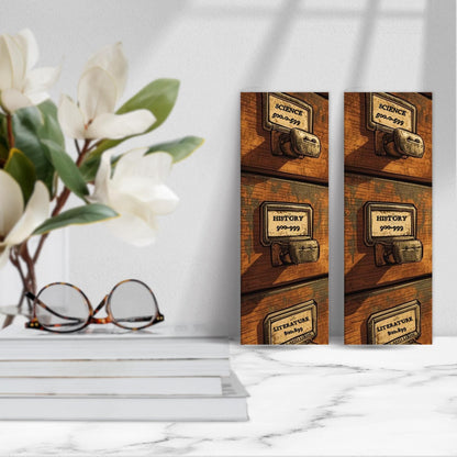 Card Catalog Bookmark | Vintage | Reading Gifts | Book Club | Book Lovers | Bookstagram | Booktok | Bookish