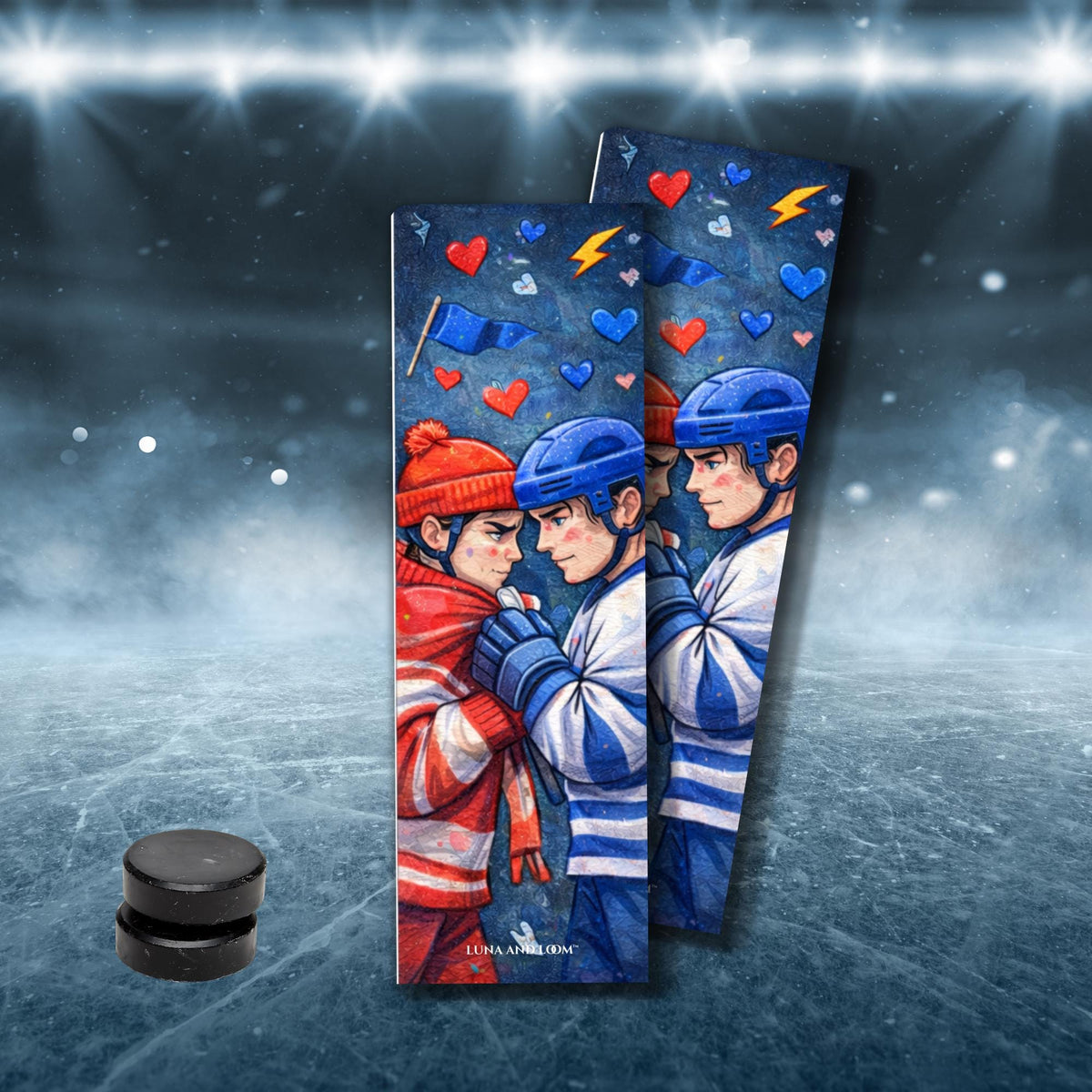 Rivalry Inspired Bookmark | Enemy to Lovers | LGBTQ | Hockey | Gay