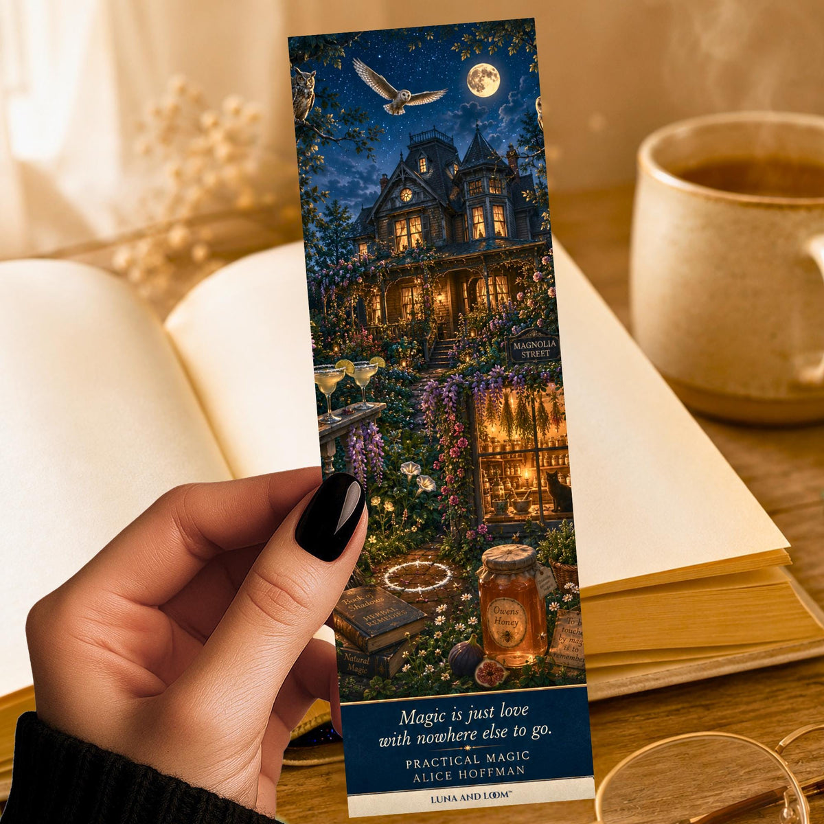 Magic Bookmark | Practical | Witch | Owens Sisters | Witchy Book Lover | Magical Fiction