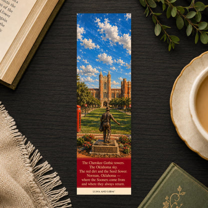 College Town Bookmark | Norman, Oklahoma vibes |  Campus | Alumni, Parent, Student, Graduate Bookmark