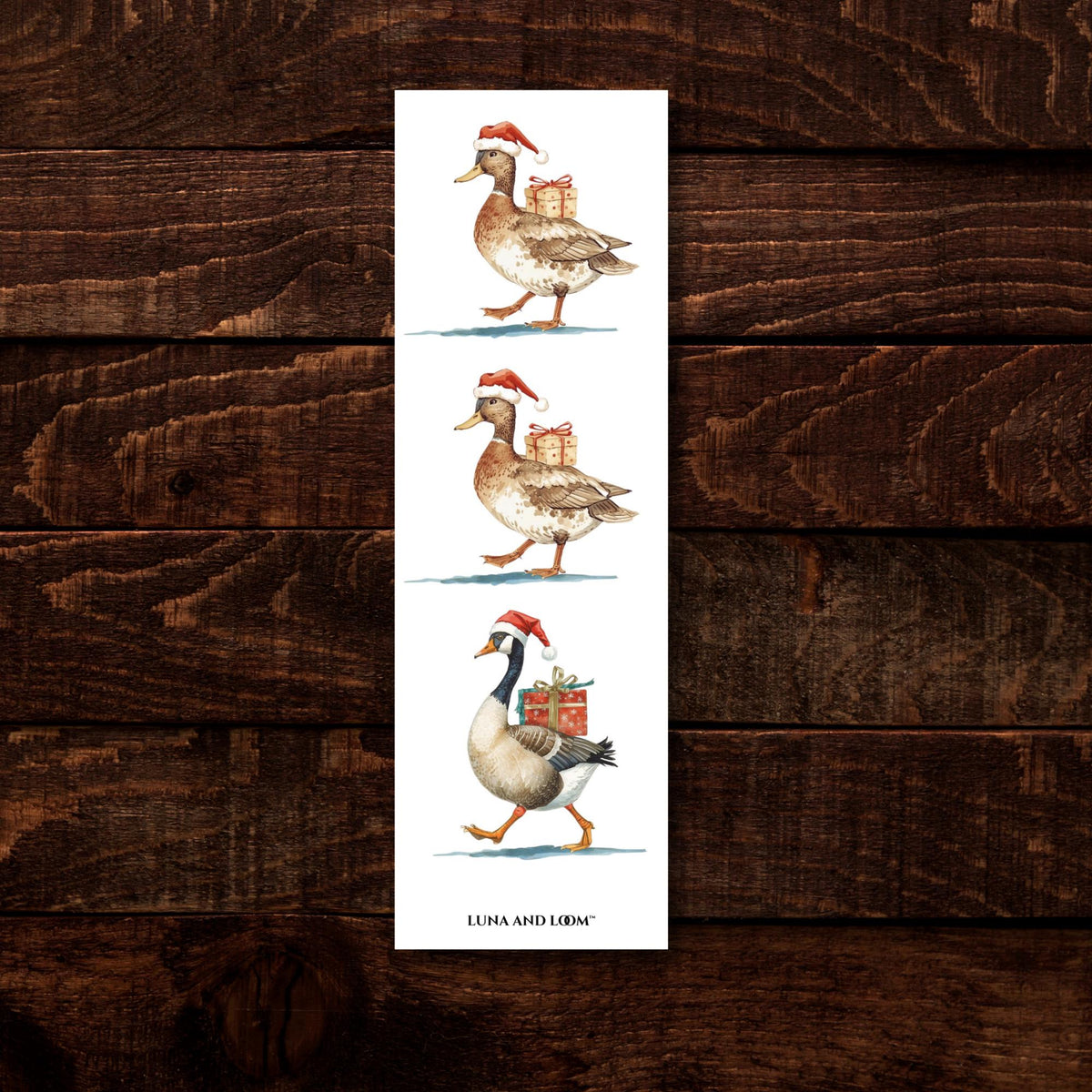DUCK, DUCK, GOOSE | Witty Bookmark | Secret Santa | White Elephant