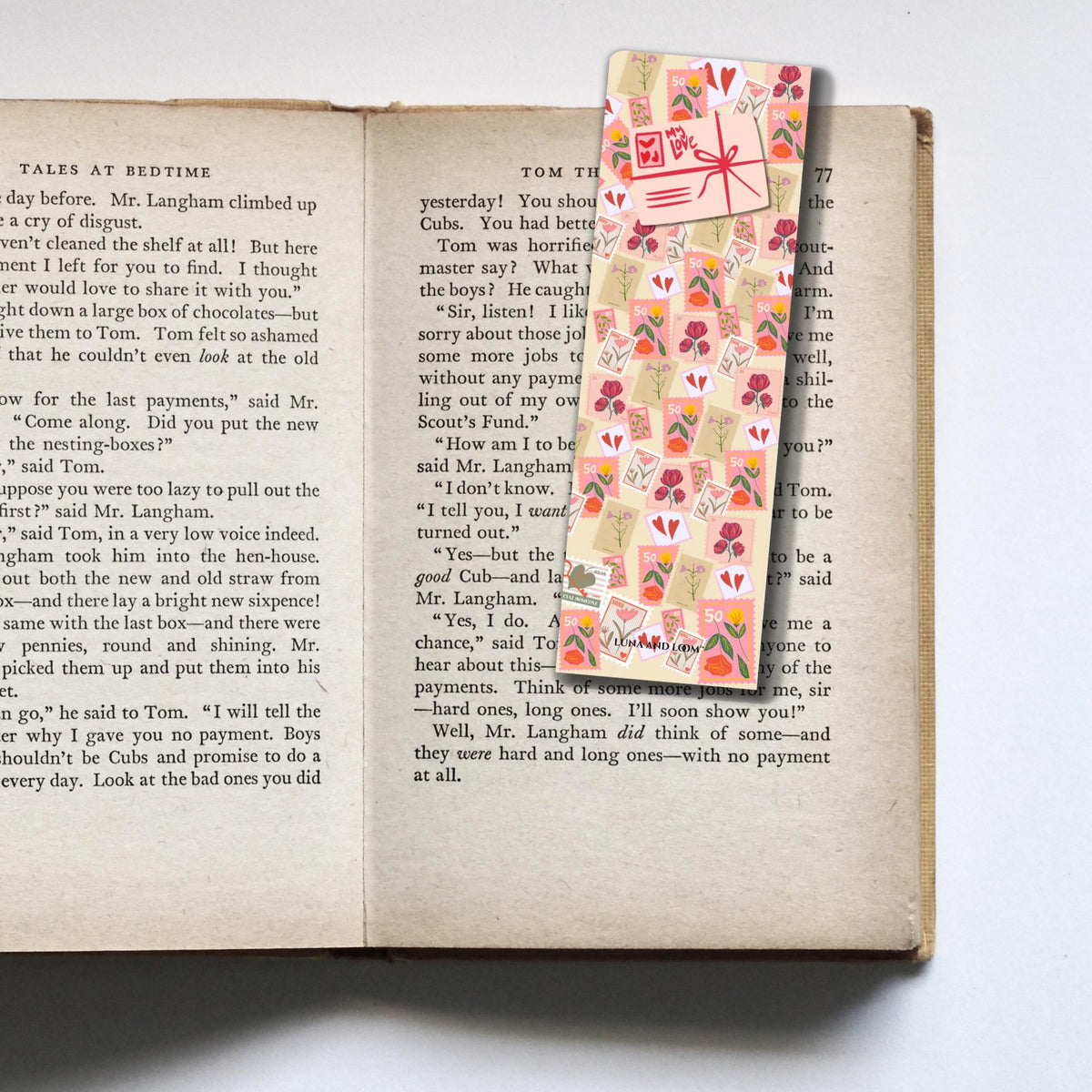 LOVE LETTER | Bookmark | Book Lovers | BookTok | Bookstagram | Stocking Stuffers | Reading Gifts | Book Clubs