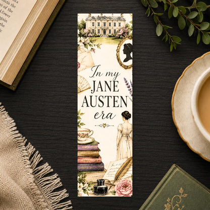 Jane Austen Bookmark | Regency Era Literary | Pride and Prejudice Inspired | Classic Literature Reader Gift | Sense and Sensibility