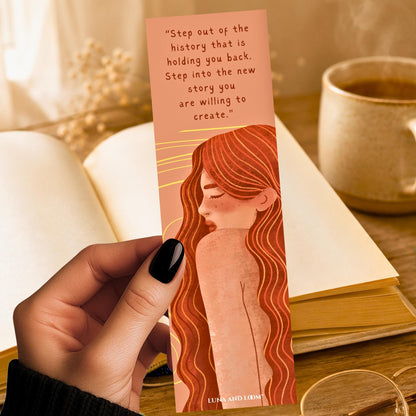 Inspiring Woman Quote Bookmark | Write Your Story | Strong Women | Girl, Teens, Adults, Children | Books