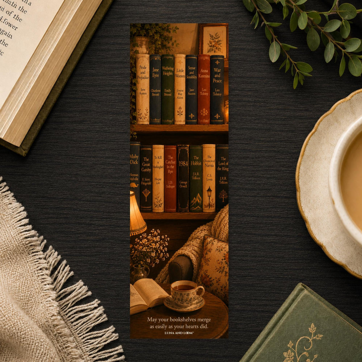 Wedding Keepmark | Book Lover Wedding Gift | Keepsake Bookmark | Greeting Card