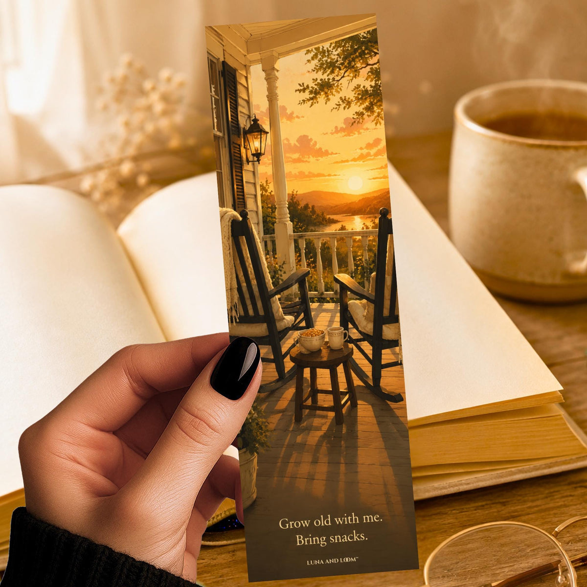Wedding Keepmark | Greeting Card Bookmark | Sweet and Funny | Rocking Chairs